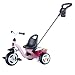Produktbild Kettler Toptrike Lady Stella - das coole Dreirad mit Schiebestange - Kinderdreirad für Kinder ab 2 Jahren - mitwachsendes Kinderfahrzeug inkl. Transportbehälter - pink