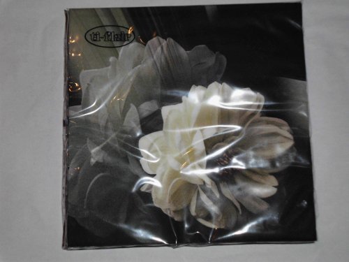 Preisvergleich Produktbild 20 Servietten Artemis Ivoire, Trauer 33x33cm