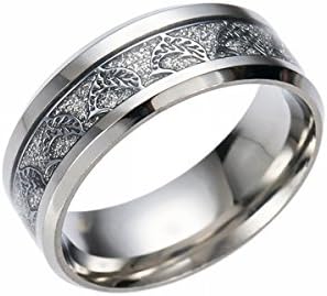 Titanium Steel Ring Animal Pattern Dolphin Ring Personalized Jewelry Non-Alloy Ring Golden Gold Sheet 8#