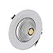 Produktbild Scheinwerfer Downlight LED Deckenleuchte Wohnzimmer Schlafzimmer Küche eingebettetes Loch 5W Ausschnitt 76-100mm ( Color : 5W white light )