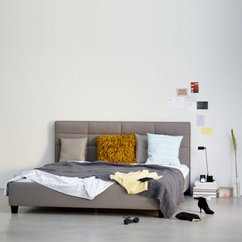 Tosno Bett taupe 160 x 200 cm