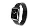 Produktbild monowear mwmlbk20mtdg – Metallarmband mit Edelstahl Verschluss matt für das Apple Watch 38 mm, schwarz
