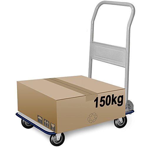 Plattformwagen 150 kg Transportwagen Handwagen Transportkarre Sackkarre Wagen klappbar - 6
