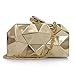 Produktbild Goldina Damen Abendtasche Clutches Geldbörse Metall Diamant Form Legierung Metall Handtasche Schultertasche für Party
