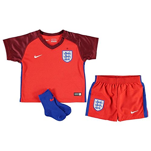 Nike Kinder Teamtrikots England Babykit Away EM 2016 Kleinkinder, rot/ blau/ weiß, 92 (18-24 Monate), 724567-600