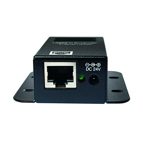 LogiLink UA0267 USB 2.0 Cat.5 Extender bis 50m mit 4 Port Hub, PoE schwarz - 4