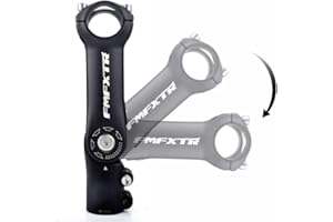 BESNIN Adjustable MTB Stem 31.8mm 90 Degree 110mm Bike Stem Riser for Handlebar Aluminum Alloy Mountain Bike Handlebar for MTB Road City Bike Bicycle