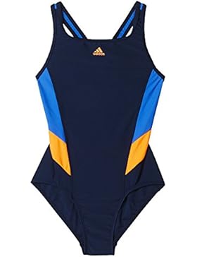 adidas I Ins 1Pc G Costume da bagno per Bambina, Blu (Maruni / Blu), 164