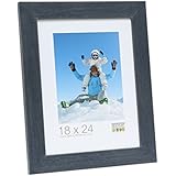 Bilderrahmen 13x18 Holz Blau Holzrahmen, blau gemalt Preis pro Stück