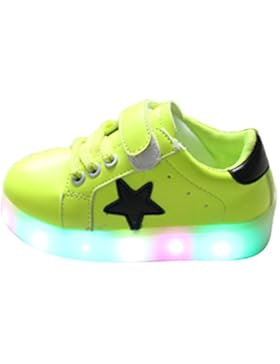 YHNEW Led Kinder Schuhe leuchten Outdoor Shoes Leuchtende Kids Sport Sneaker