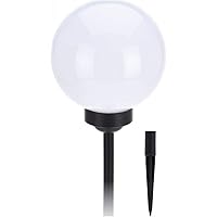 LED Solar Leuchtkugel - Kugelleuchte 15 cm in warmweiß auf 2 Höhen einstellbar - Solarleuchte Garten Lampe Solar Kugel