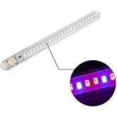 UNİCHROME Taşınabilir Bitki B&uuml;y&uuml;tme Lambası 21 Led Mor 5730 Smd Stick Led