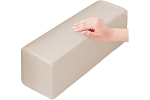 Xpnit Sofa-Armlehnen-Kissen, wasserdicht, Kopf-/Nackenstützkissen, rechteckig, abnehmbar, waschbar (20 x 20 x 50 cm, Beige)