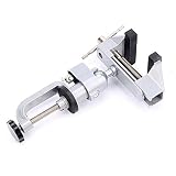 Este tornillo de banco giratorio de 360   ° es ideal para el garaje, el trabajo de afición, un taller, pequeñas reparaciones, fabricantes de modelos, trabajos en madera, joyería, uso general en general.