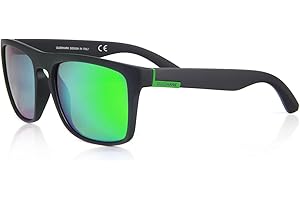 Queshark Unisexe HD Lunettes de Soleil Polarisées Classique Hommes Rétro UV400 Protection Pour Golf Cyclisme Sports Pêche Voyage