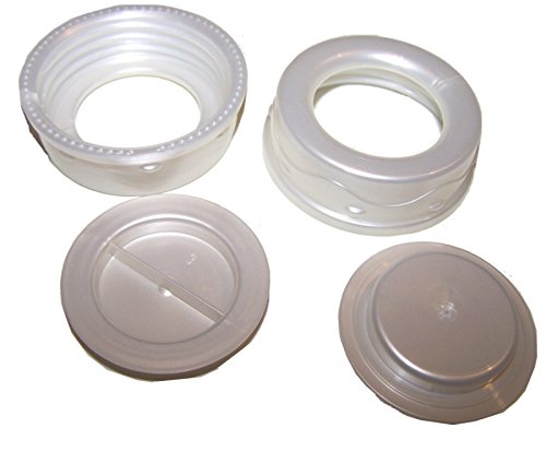 Baby Replaycement Ring with Sealing Disk for Wideneck Bottles Doublepack