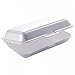 Produktbild THALI Outlet Leeds® – 635 x 17,8 cm Burger Box weiß Schaumstoff Polystyrol Container FP9