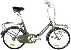iVel Graziella Style Bici 20 Garage Verde Militare Opaco Pieghevole Custom  Vintage : Sport e tempo libero