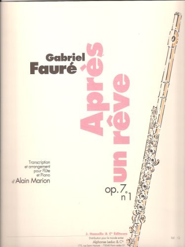 Après un rêve, op 7, n° 1 : Flûte et piano