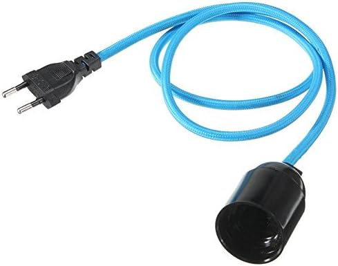 REACHYEA Edison Pendant Lamp Retro Vintage Industrial Filament Light Socket Base E27/E26 1M (Bluk)