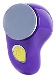 Contenido del producto: Depiladora eléctrica con exfoliante natural color Morado, 1 cable USB para recargar la batería, 15 parches de recambio, compuestos por carburo de silicio, 1 práctica bolsa para que te lleves tu DepilOH! y sus accesorios a cualquier sitio
