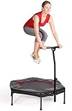 SportPlus Fitness Trampolin, Bungee-Seil-System, Ø 110 cm, bis 130 kg Benutzergewicht - 2