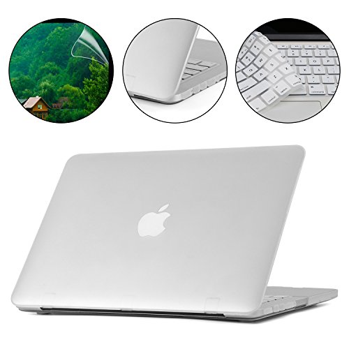 i-Buy Matte Gummierte Harte Schutzh  lle H  lle f  r Apple Macbook Pro Retina 13   13 3 Zoll    Schutzfolie   Silikon Tastaturschutz   Anti-Staub-Stec