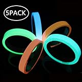 Fluoreszierendes Klebeband kann mit Sonnenlicht, künstlichen Lichtern und irgendeiner Lichtquelle wieder aufladen. Nur wenige Stunden Belichtung kann lange hell halten.