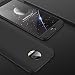 Produktbild Handyhülle für Motorola Moto G5S Plus ,ERLI 3 in 1 Ultra Dünn 360°Full Body Schutz Schutzhülle ,Panzerglas Displayschutzfolie für Motorola Moto G5S Plus , Anti-Kratzer Elegant Stoßfest Hart PC Skin Rückdeckel Glatte Rückseite Bumper tasche für Motorola Moto G5S Plus (Schwarz)
