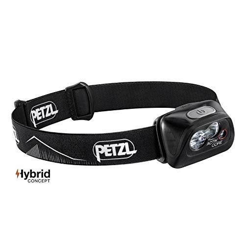 PETZL Lampe Frontale ACTIK Core Adulte-Mixte, Noir, Unique