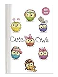Collegetimer Cute Owls 2019/2020 - Eule - Schülerkalender A6 (10 x 15) - Weekly - 224 Seiten - Terminplaner by 