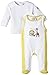 Julius Hüpeden Unisex Baby 250170 Footies, Multicoloured (Vanilla 120727), 0-3 Months (Herstellergröße: 50)