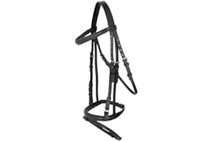 Kerbl Covalliero trensen de Brida estándar Cuero para Poni, Negro, 321713