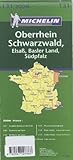 Image de Carte routière : Forêt Noire, Alsace Vallée du Rhin