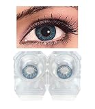 SOFT EYE Dark Blue Monthly Color Contact Lens (Zero Power) with Lens Solution SOFT EYE Dark Blue Monthly Color Contact Lens (Zero Power) with Lens Solution