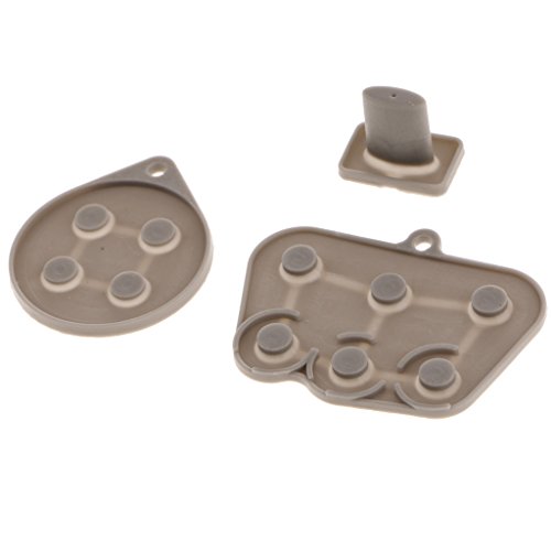 Preisvergleich Produktbild F Fityle Sega Saturn Controller Ersatzteile, Ersatzgummi Leitfähiger Gummi Conductive Knopf Pad-Kit