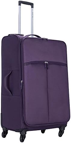 24" Medium Super Lightweight 4 Wheel Suitcase Luggage Expandable with Wheels
