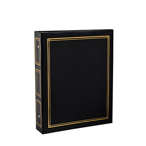 Arpan Deluxe Large Self Adhesive Ring Binder Photo Album 40 Sheets/80 Sides - Black by ARPAN
