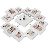 Jago Wanduhr mit 12 Bilderrahmen in 3 verschiedenen Farben mit 3D-Effekt - 5