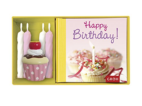 Download Happy Birthday: mit Kerze und Kerzenhalter