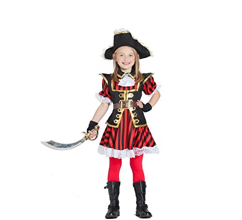 Banyant Toys, S.L. Disfraz DE Pirata NIÑA Rayas