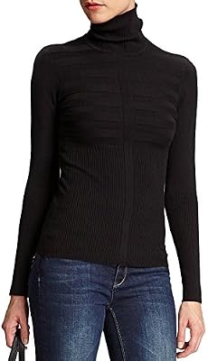Morgan - Pull - Uni - Manches longues - Femme - Noir - FR: 42 (Taille fabricant: L)