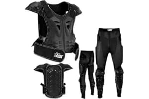 STAR AST Motorcycle Armor Protective Gear Set Racing Body Chest Spine Protector Jacket Chest Back Support Protector for Motorcycles Cycling Skiing