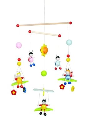 Goki Mobile Eveil Bébé Motif Abeille et Coccinelle