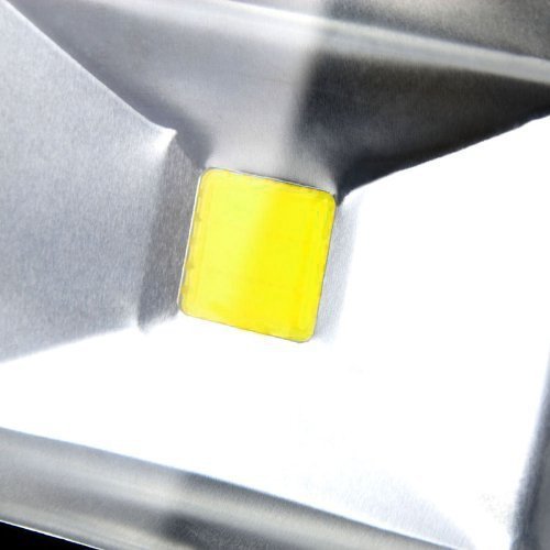 MCTECH Grau 50W Warmweiß 2500~3000K LED Fluter Lampe Strahler Scheinwerfer Licht Wasserdicht IP65 4500-5000 Lumen 230V Aluminium (Warmweiß) - 4