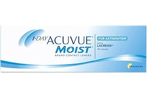 Acuvue 1-DAY MOIST for ASTIGMATISM - Reemplazo Diario - protección UV - 30 lentes