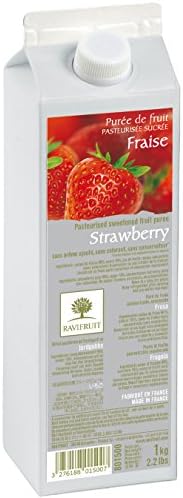 Ravifruit Ready to Use Strawberry Puree - Pack Size = 6x1kg