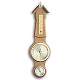 barometer hygrometer thermometer analog  Wetterstation - TFA Eiche massiv rustikal, Thermometer, Barometer, Hygrometer