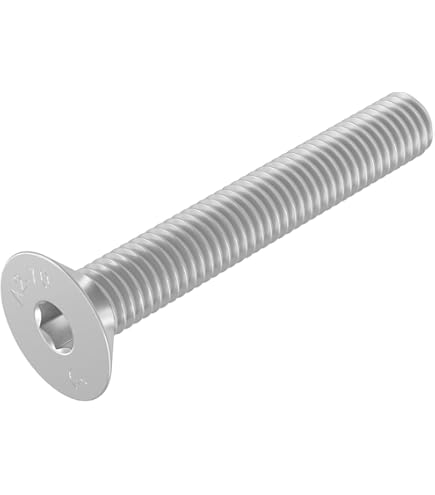 Viti A Testa Svasata M8x45 Mm - Acciaio Inox A2, Filettatura Completa, 10 Pezzi | Norma DIN 7991 - Foto 12
