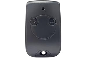 ANBWEHR Télécommande Portail Remplacement pour SOM-1841026,Télécommande Bip Portail 2 Canaux 433,42MHz pour Porte Garage Compatible avec RTS (1 pièces)